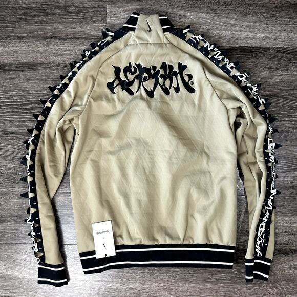 Nike x Acronym Therma Fit Knit Brown Jacket Men's Medium CU0469-247 NWT $300 - Picture 2 of 7